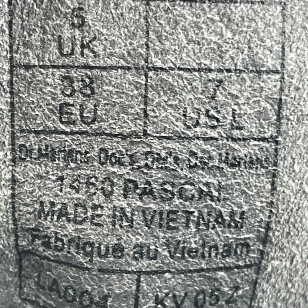 Dr. Martens woman’s 1460 Pascal Virginia Combat Boots Gunmetal Gray Sz 7 New - Picture 6 of 8